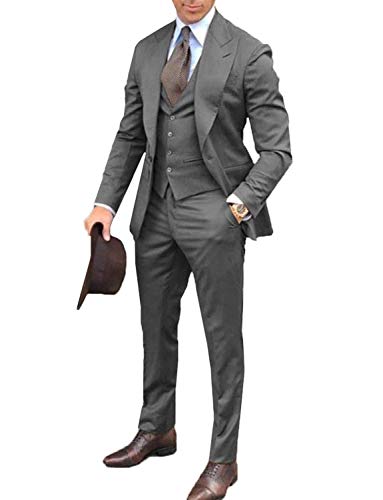 Costume de mariage homme 3 pièces ajusté pour une silhouette de marié parfaite
