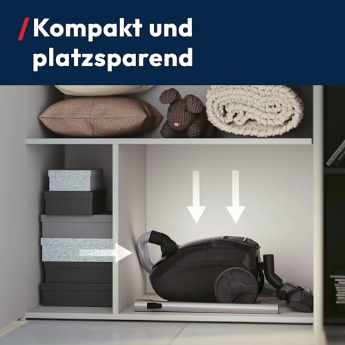 Hoover HE1 kompakter Boden-Staubsauger mit Beutel | für alle Böden | 700 W – Ansicht 2
