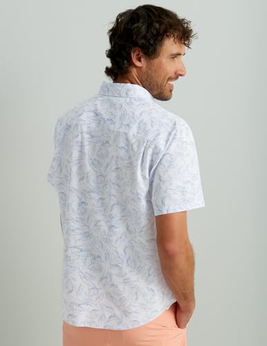 HUK Men's Kc Scott Patterned Kona, Performance Button Down Shirt2