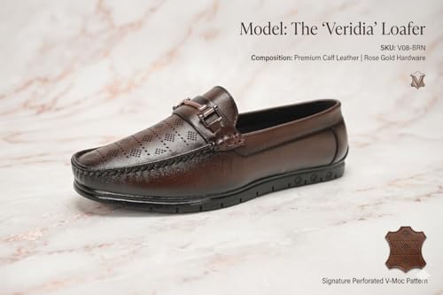 Image of Classic Driving Loafer, Full-Grain Leather, Slip-On, Perforated, Non-Slip Sole, Men's