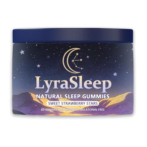 Zefdvc LyraSleep - Natural Sleep Gummies | Fall Asleep Gently in 30 Minutes - Help You Enjoy Restful Sleep 60 Count