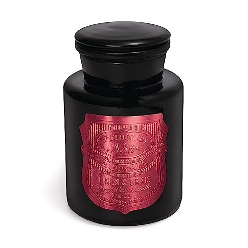 Paddywax Scented Candles Apothecary Noir Glass Jar Luxury Artisan Candle,
