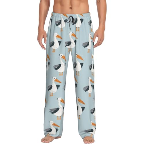 Whale Floral Mens Pajama Pants Cozy Lounge Baggy Lightweight Pj Pants Lounge Bottoms With Elastic Waist