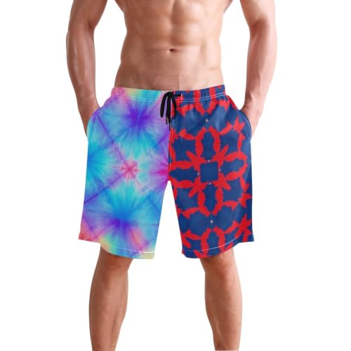 Short de bain pour homme de haute qualité en tissu respirant tie-dye