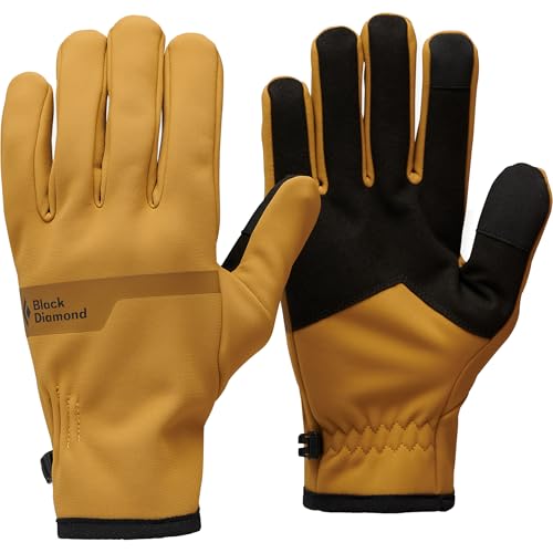 Gants softshell Black Diamond unisexes pour vélo urbain et marche en ville