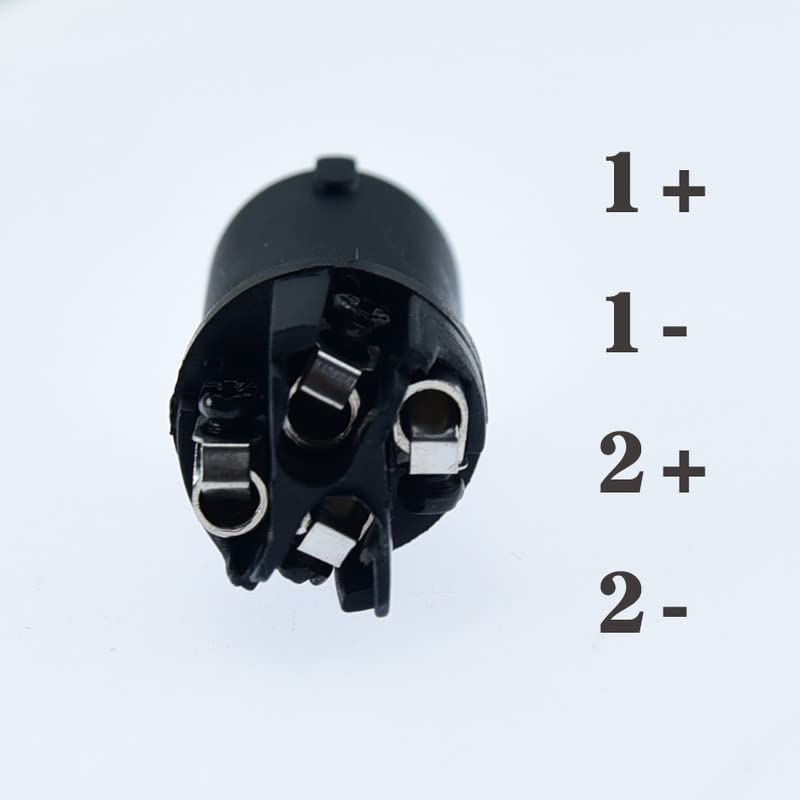 Miniatura 4 de Conectores de cable para altavoz de escenario, conector de cable adaptador de speakon, 4 polos, 4 pines, bloqueo de torsión, amplificador de corona