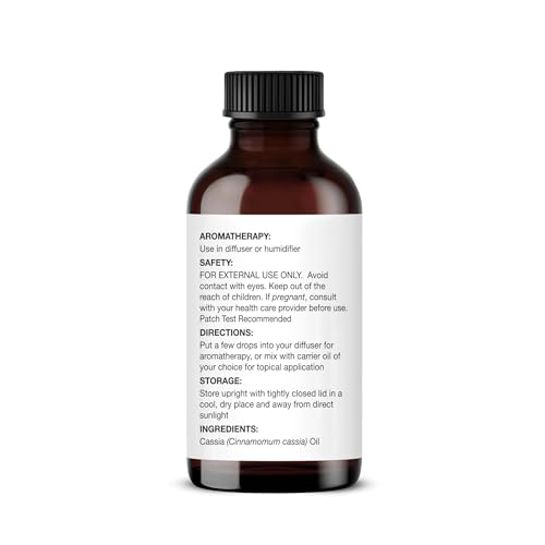 Image of Majestic Pure Cassia Essential Oil for Diffuser - 1 Fl Oz | 100% Natural Essentials Oils Ideal for Relaxing Tense Mood, Eliminating Odor, Creating Peaceful Atmosphere for Sleep & Work