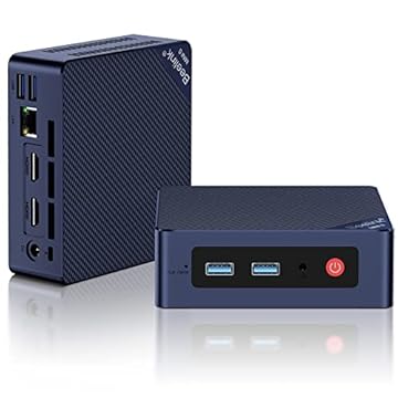 Beelink Mini PC Mini S12 Pro, 12º Intel Alder Lake-N100 (até 3,4GHz, TDP 6W), 16GB DDR4 RAM 500GB PCIEx1 SSD, Mini Computador Suporte 4K@60Hz Dual Display/WiFi 6/BT 5.2/USB 3.2/HTPC/Family-NAS