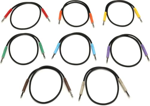 Câble patch équilibré TT TRS Hosa TTS-845 cordon bantam jack 0.5m
