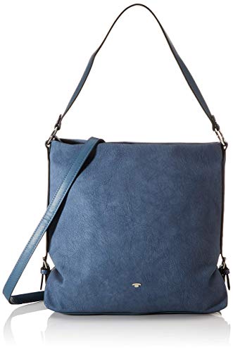 TOM TAILOR- Perugia, Damen, Schultertasche, one size, Blau, 32x11,5x29 cm