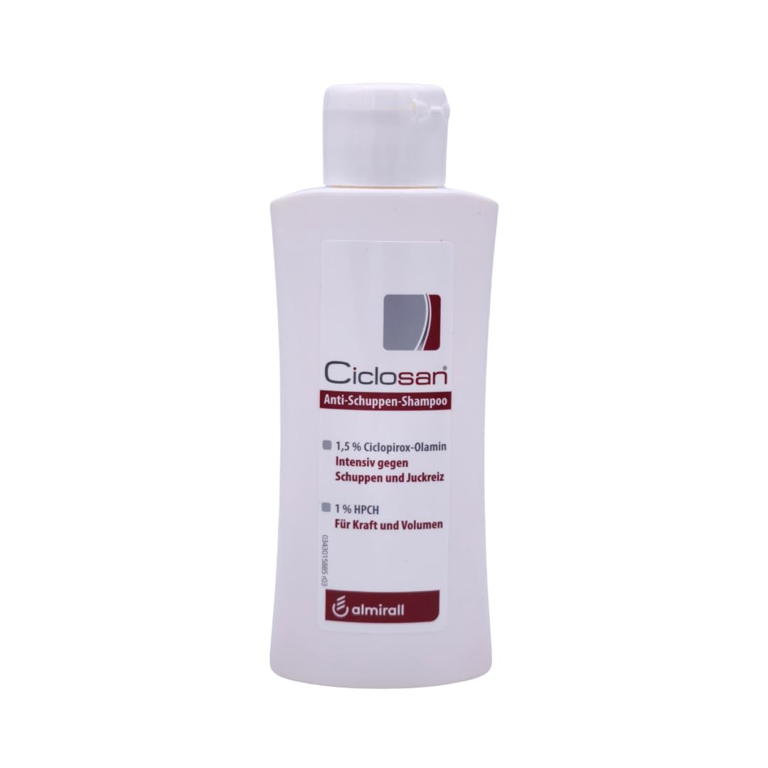 Ciclosan Anti-Schuppen Shampoo 100 ml I Pflege bei Schuppenbildung I Kopfhautpflege Shampoo I mit Ciclopirox-Olamin I für die regelmäßige Haarpflege I Kopfhaut & Haar I mit Pharma Perle Duschgel (2x)