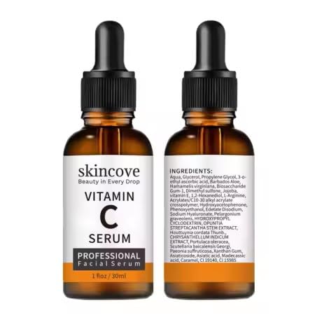Miniatura 2 de Skincove Suero de vitamina C  Suero facial antienvejecimiento con vitamina C, ácido hialurónico, vitamina E  Suero iluminador  tono de piel