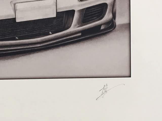 Amazon.co.jp: 【鉛筆画】マツダ FDサバンナ RX-7 後期 A4額縁・作者 Amazon.co.jp: 【鉛筆画】マツダ FDサバンナ RX-7 後期 A4額縁・作者