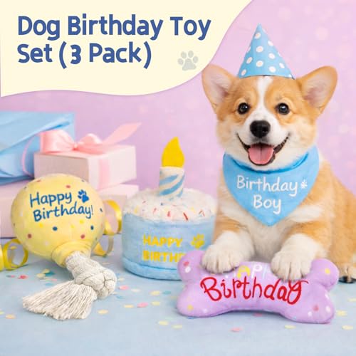 Set de Juguetes de Peluche para Perro 3 Piezas miniatura 2