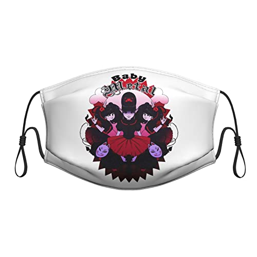 マスク 布マスク 5枚入り フィルタ付き ベビーメタル Babymetal 蒸れない 涼しめ ポリエステルマスク 夏用 立体 大人用 屋内の場合 通気性 快適 防風マスク 洗える キャラクター グッズ おしゃれ かわいい 男女兼用