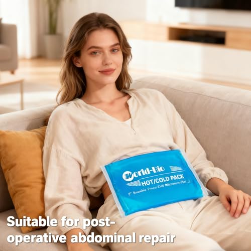 Extra Large Gel Ice Packs for Injuries Reusable Gel Cold Compress for Shoulder, Knee, Back and Neck - Hot and Cold Packs for Pain, Injury, Surgery - Flexible Ice Pack for Injury - 8.3" x 12.4" - Image 5