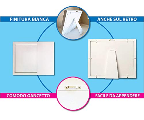 MAS2 Cornice Impronte Neonato, Kit Impronta Mani e...