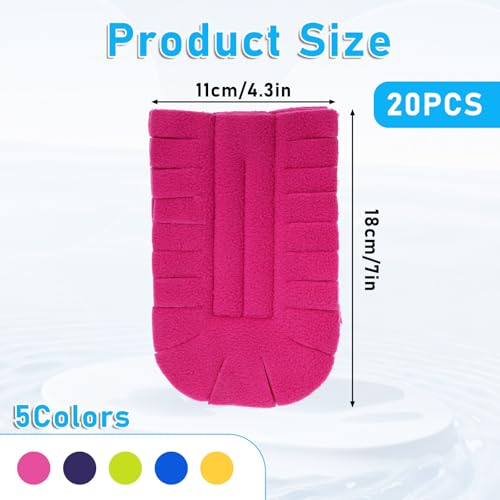 Image of 20Pcs Duster Refill Washable Fleece Refills Hand Dusters Cleaning Duster Pads, Fleece Refills Washable Dusters for Cleaning