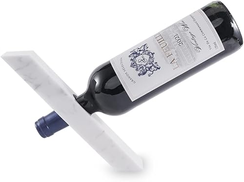 Miniatura 1 de Soporte para botella de vino de mármol, estante de vino de mesa, soporte de vino individual para decoración de gabinetes y estantes, exhibición de