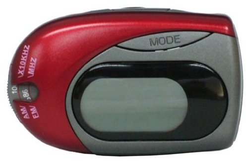 ドンキーボックス R-WALK AM/FMラジオ付歩数計 レッド RP-01RD