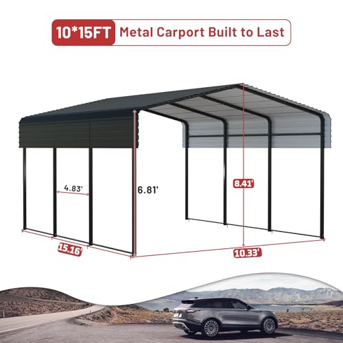 NUGRIART 10x15 Metal Carport