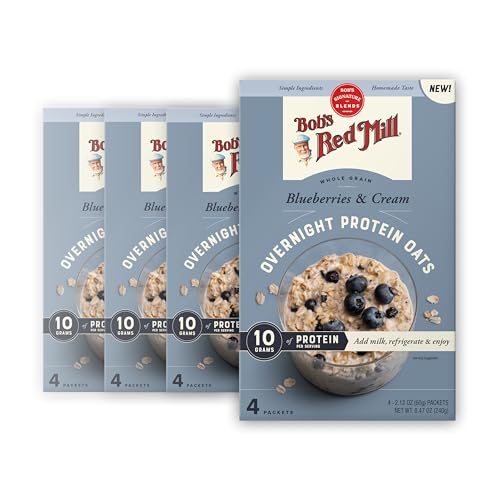 23% Off Bob's Red Mill Protein Oats, Blueberries & Cream – 16 Packets - Image 2