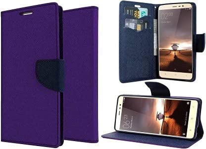 Makeshift Artificial Leather Flip Cover for Samsung Galaxy M02s (Purple Blue) | Flexible | Leather Finish |Card Pocket Wallet & Stand |