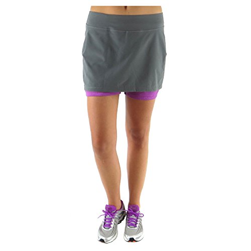 Alex + Abby Women's Pursuit Skort - Golf Tennis Running Large Castle Rock