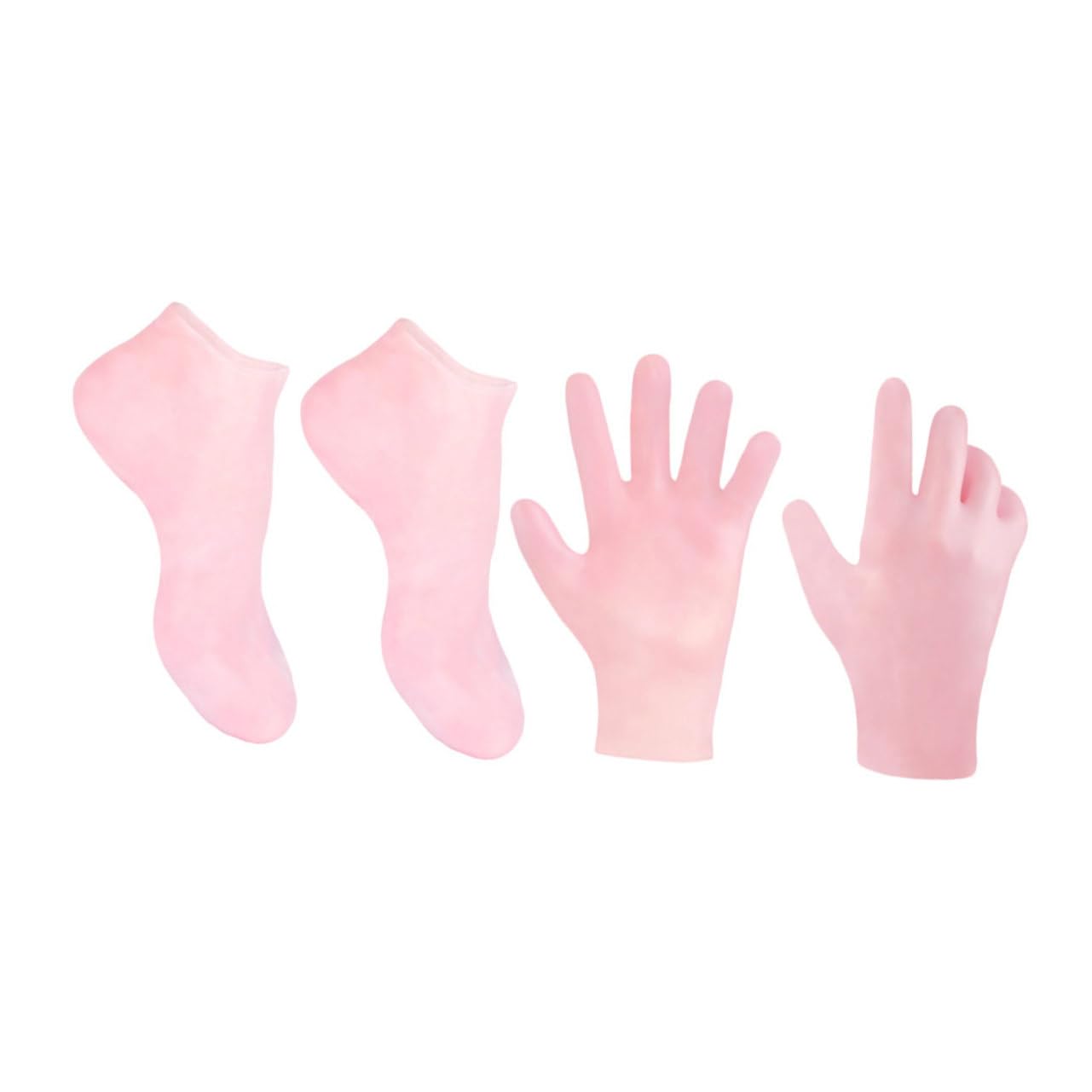 FRCOLOR Foot Remover Lotion Gloves Exfoliating Socks for Hand Foot Care Moisturizing Sock Gloves Set (1 Pair Each)