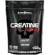 Creatine Turbo - 150g Refil- Sem sabor - BlackSkull - Creatina Monohidratada em pó, com carboidra...