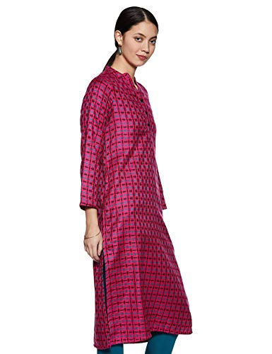 Image of Indigo by Clarks Women's Acrylic Straight Winter Kurta