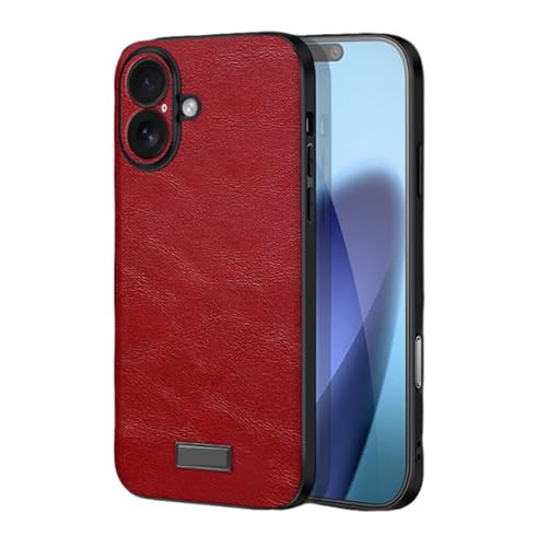 Coque iPhone 17 antichoc rouge pour éviter les rayures de l'appareil photo
