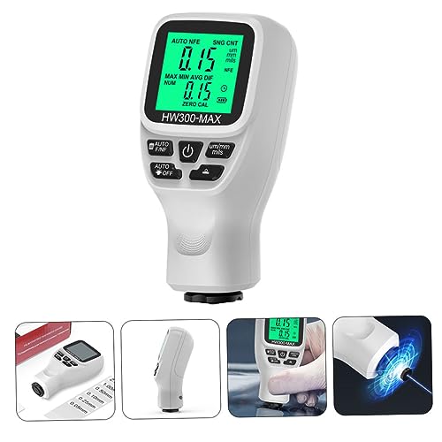 Medidor digital de espesor de recubrimiento Cabilock para pintura automotriz, herramienta precisa de medición ligera para laboratorios y talleres, sin batería miniatura 4