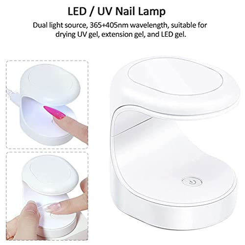 Kidnefn Mini Lampada UV LED per Unghie Lampada UV