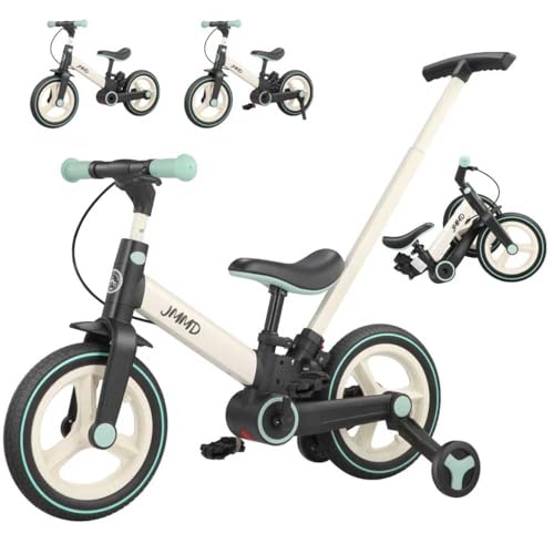 JMMD 6 in 1 Toddler Bike with Push Handle for Kids...