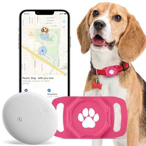 ��֗p�X�}�[�g�y�b�g�g���b�J�[ - �h�b�O�g���b�J�[ �y�b�g���P�[�V�����g���b�J�[�A�z���_�[�t���A���z�����Ȃ��AApple Airtag Find My(iOS�̂݁AAndroid�p�ł͂���܂���)�Ή� ���b�h