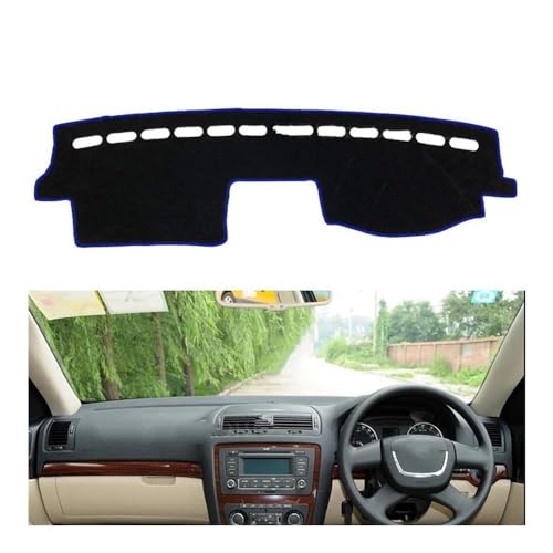 Housse de tableau de bord Skoda Octavia 2 anti-reflet et protection solaire habitacle