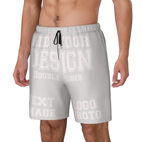 Custom Shorts for Men Add Your Design Here Custom Mens Swim Trunks Personalized Shorts Customize Shorts Gifts for Men4