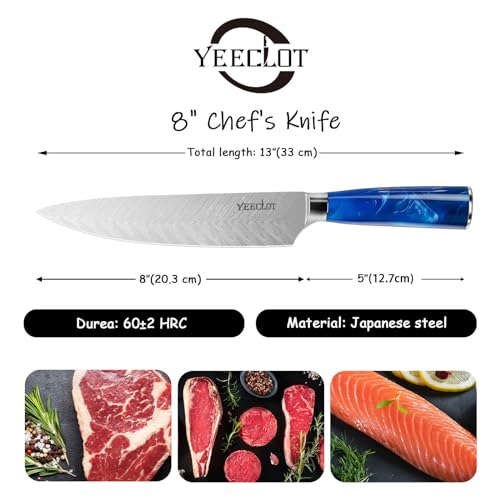 Consejos para Comprar Cuchillos de cocinero - los más vendidos. 26 Cuchillos de cocinero marca Yeeclot (2)