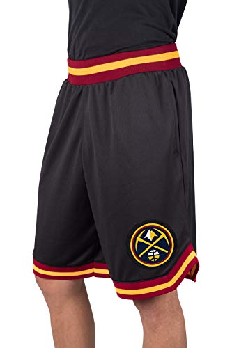UNK NBA Men's Mesh Basketball Shorts Woven Active Basic, Black