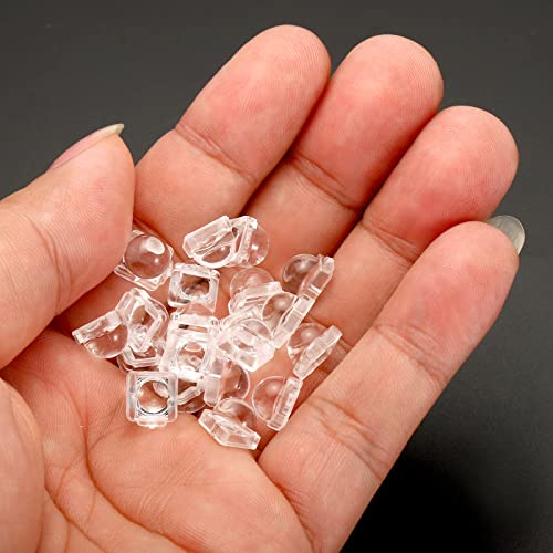 Image of PATIKIL LED Convex Lens, 30 Pack 30 Degree Beam Angle Acrylic LED Optical Convex Condenser Lens for 5050 LED Strip Lamp Beads