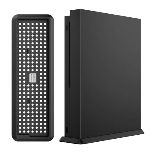 KlsyChry Vertikaler Standfuß für Xbox One X, Vertikaler Ständer mit rutschfesten Füßen für Xbox One X