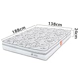 Colchão Casal Firme Espuma D28 138x188x24cm BF Colchões glide