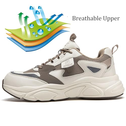 Nutropa Steel Toe Boots for Men, Lightweight Safety Work Shoes, Comfortable Breathable Composite Toe Boots Slip-Resistant Indestructible Shoes3