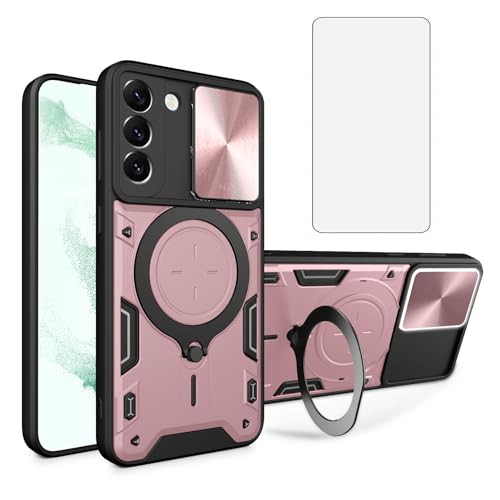 Coque antichoc Samsung S22 5G magnétique avec béquille et protection écran S22