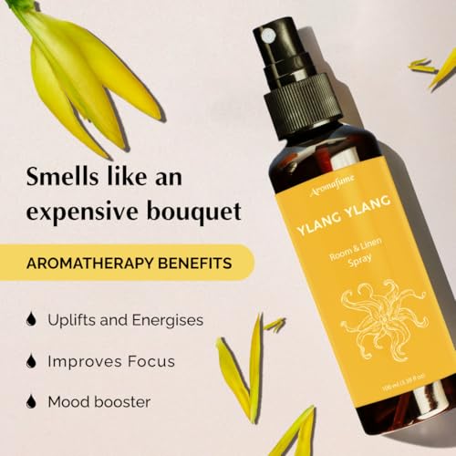 Image of Ylang Ylang Air Freshener Spray for Room, Linen & Pillow 100ml by Aromafume
