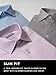 Michael Kors Men's Dress Shirt Comfort Stretch Slim Fit Ecru