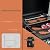 Outsunny 3 Burner Gas Grill, Portable Propane Grill with Wheels, 30000BTU Outdoor Carbon Steel Barbecue Trolley with Warming Rack, Side Shelves, Storage Cabinet, Thermometer, Black