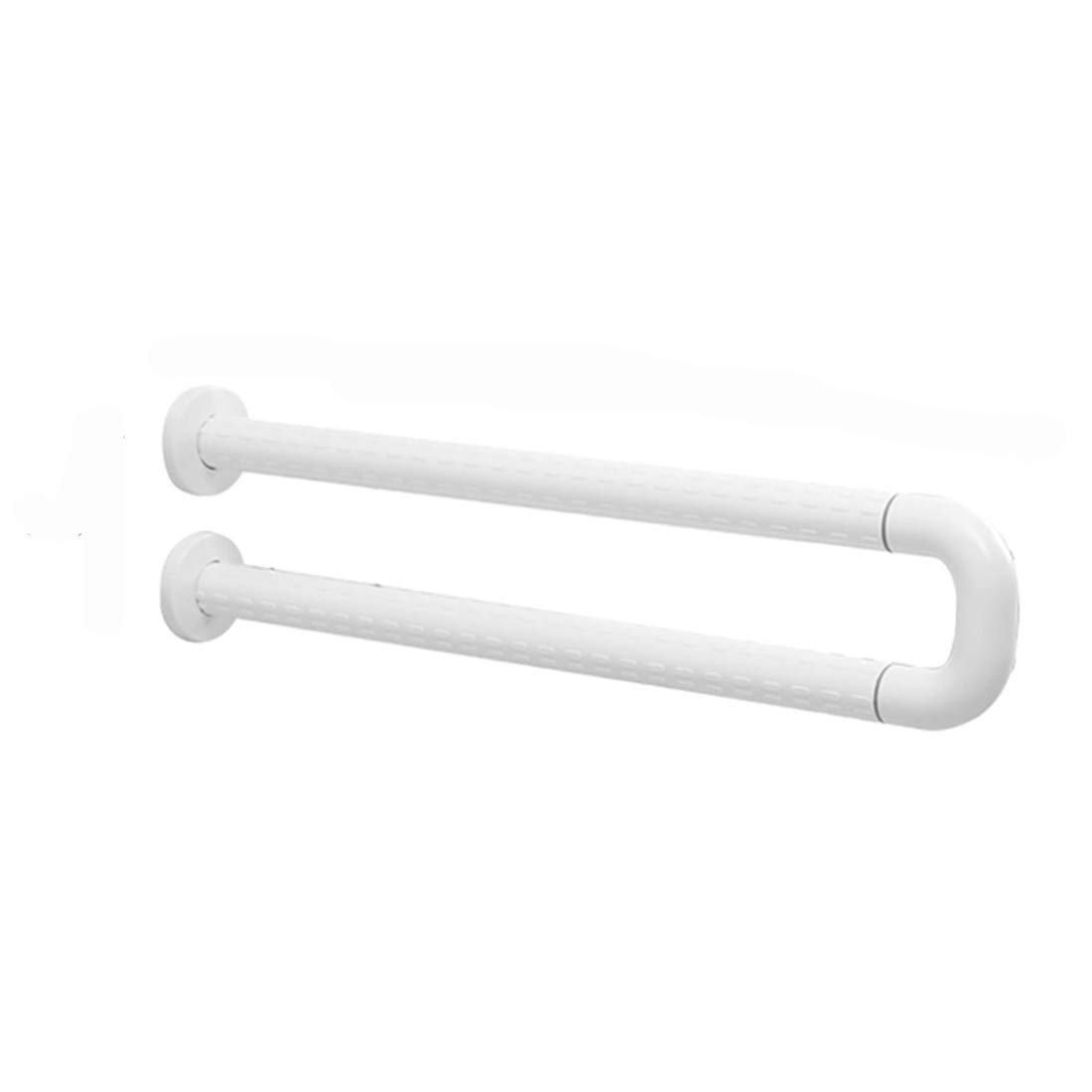 Toilet Frame Bathroom Toilet Grab Handles for Bathtub, Grab Bars Stainless Steel Safety Support Handle with Concealed Screws(White,60Cm)