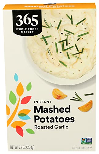 365 by Whole Foods Market, Instant Mashed Potatoes Garlic, 7.2 Ounce